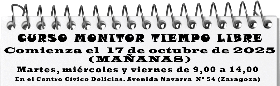 Curso Monitor Tiempo Libre Zaragoza