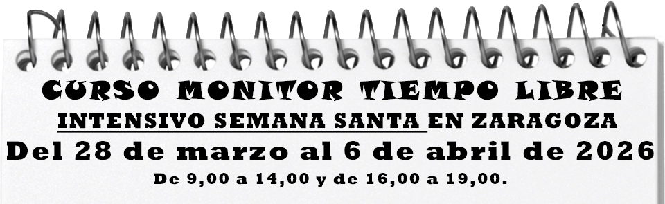 Curso Monitor Tiempo Libre Zaragoza - Daydas