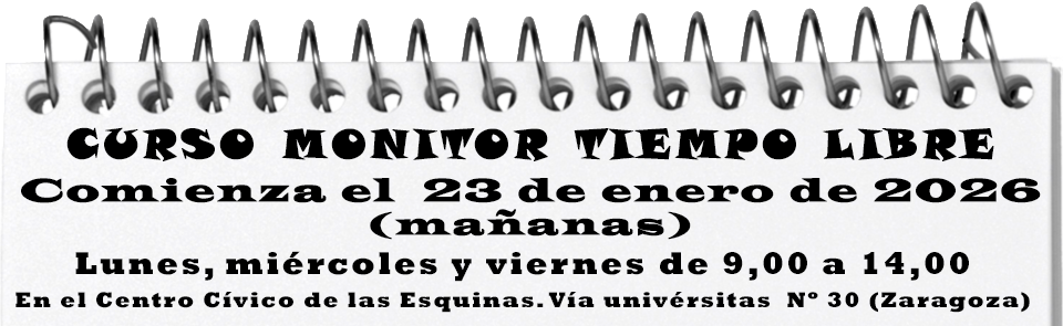 Curso Monitor Tiempo Libre Zaragoza