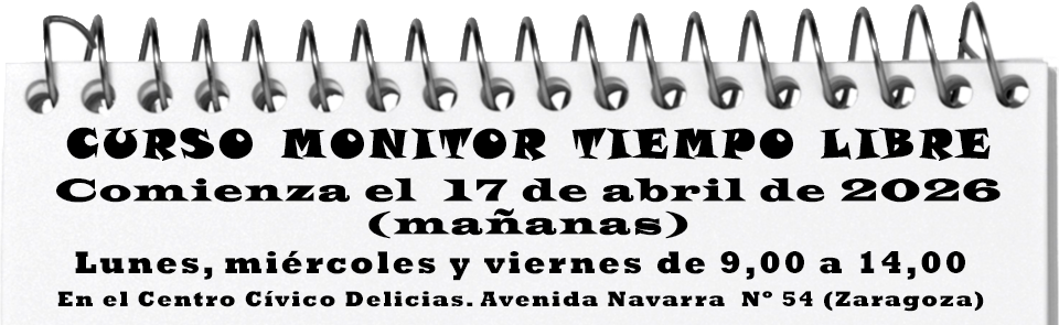Curso Monitor Tiempo Libre Zaragoza
