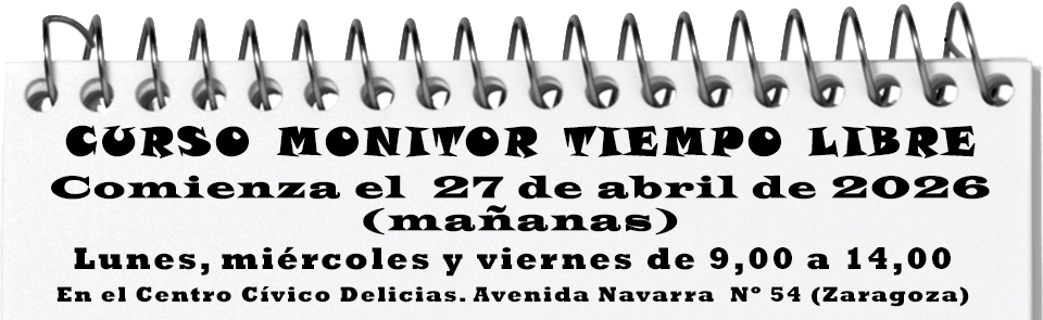 Curso Monitor Tiempo Libre Zaragoza