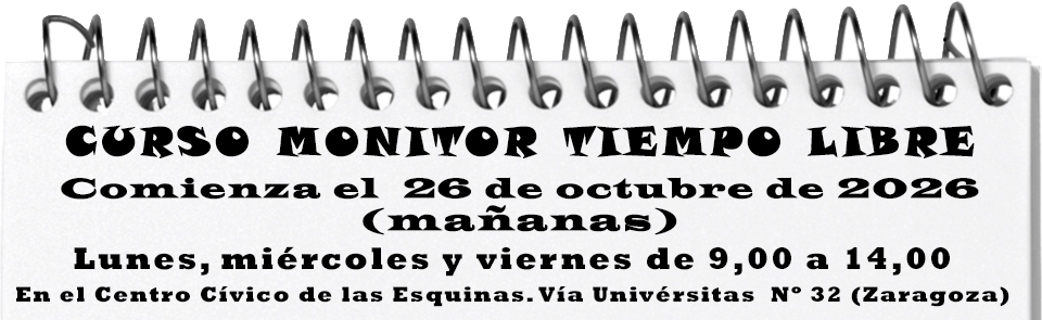 Curso Monitor Tiempo Libre Zaragoza